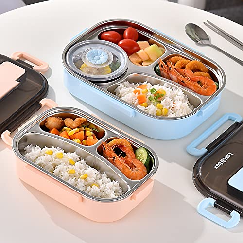 Bento Boxes for Student, Thermal Insulation Bento lunch box Tableware Set,Lunch Containers for