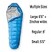 Outdoor Vitals Summit 20°F Down Sleeping Bag, 800 Fill, 3 Season, Mummy, Ultralight, Camping, Hiking (Blue (Last Years Edition), Regular)