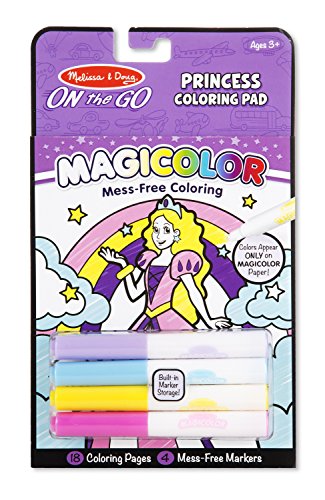 Melissa & Doug On The Go Magicolor Coloring Pad - Princess (18 Pages)