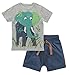 Fiream Boy's Cotton Cute Short Sleeve Clothing Set(Set1,3T)