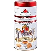 Canada True Maple Tea and Maple Cream Cookies Value Bundle In a Souvenir Tin 145g