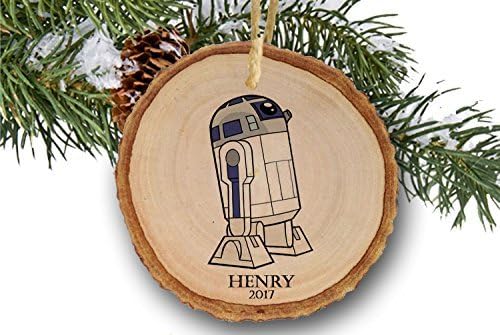 Star Wars Ornament, Personalized Christmas Ornaments 2017, Personalized star wars gifts, tree slice wooden, ornament exchange, ornaments for kids, keepsake ornament