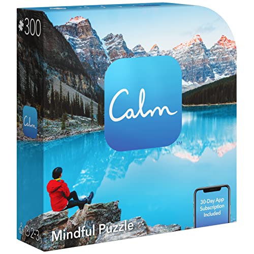 300Piece Calm Jigsaw Puzzle For Relaxation, Stress Relief, And Mood Elevation, For Adults And