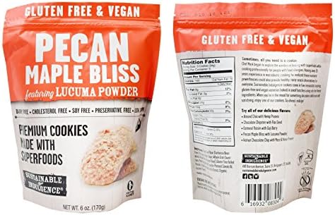 Sustainable Indulgence, Cookie Pecan Maple Lucuma, 6 Ounce
