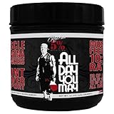 Rich Piana 5% Nutrition ALLDAYYOUMAY Growth and Full Body Recovery / Mango Pineapple 30 Servings, 17.20 oz