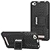 AMZER Hybrid Warrior Dual Layer Slim Protective Shockproof Case for Xiaomi Redmi 4a - Black