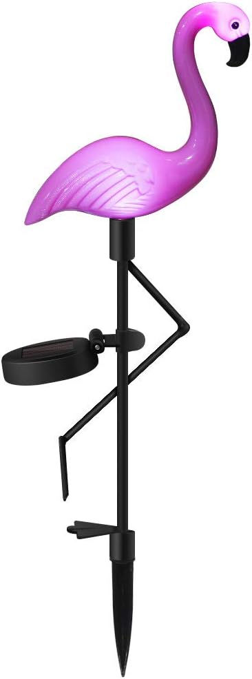 LED Solar-Gartenleuchte Flamingo Eule Rasen-Lampe, wasserdichte Solar