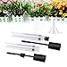 Aboat 8ml Empty Mascara Tube with Eyelash Wand, Rubber Inserts, Funnels and Transfer Pipettes Set for Castor Oil, DIY Mascara Container, Eyelash Cream Container Bottle