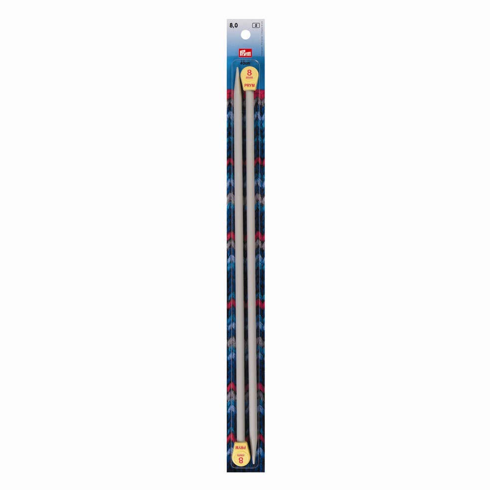 Prym Knitting Needles, Grey, 8 mm