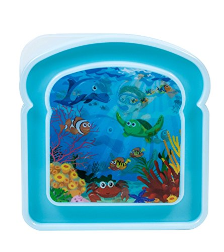 Brite concepts 3-d sea life sandwich box