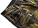 Men's Vintage Golden Biker Slim Fit Skinny Distressed Runway Denim Jeans Pants
