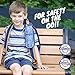 Allermates Childrens Medical Allergy Kids Carrying Case for EpiPen® or Auvi-Q®, and Benadryl - Busy Boy Blue