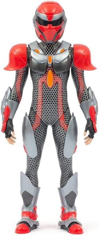 Gormiti - Figura de 27 cm de Zane con Varias Piezas de Armadura, Gormiti de la Nueva Era, Armadura de Quitar y Poner, Brillantes con Acabados Metálicos, 9 Puntos de Articulación, Famosa (GRV03400)