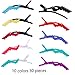 Cehomi 30 Pcs Styling Alligator Hair Clips Salon Clips-Professional Non-Slip Multicolored Plastic Duck Teeth Hair Clips with Anti-slip Ergonomic design-Hair grip for Women and Girls - 10 colors - Amazon Vine