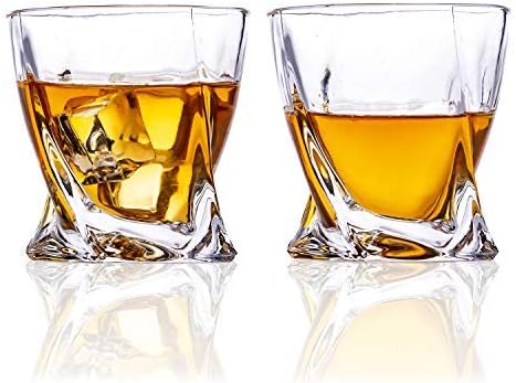 Set of 6 Old Fashioned Glassware Set - Comfortable and Elegant Glass Tumbler Perfect for Whiskey, Bourbon, Scotch, or any other Spririts
