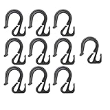 YYST Nylon Net Hooks Bungee Cord Hooks for Cargo Net, Bungee Net, Truck Net Truck Organizer