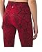 Lululemon High Times Pant Full On Luon 7/8 Yoga Pants (Mini Ziggy Snake Red Tide Cranberry, 4)
