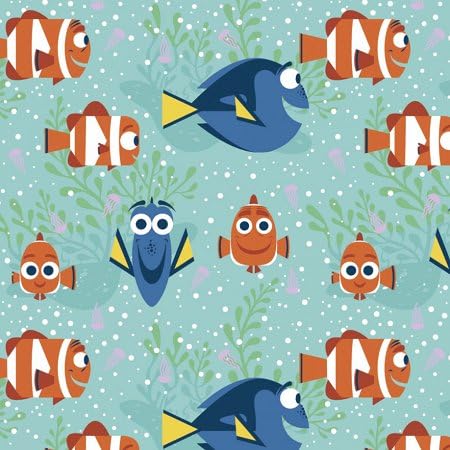 FINDING DORY FABRIC - 0.5 Metre - SC110 - By Springs Creative - 100% Cotton