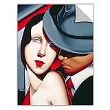 ArtWall "Adam and Eve, Gangster Study" Removable Graphic Wall Art by Catherine Abel, 26 by 32-Inch