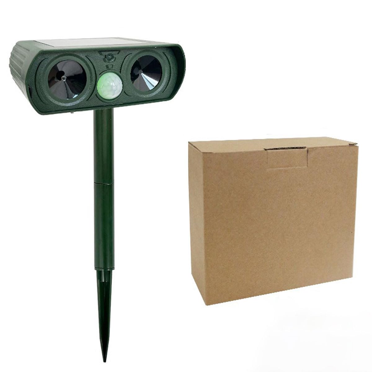 ZONADAH Cat Repellent Birds Repellent Cat Scarer Animal Deterrent Pest Repeller Waterproof Outdoor Animal Repeller Motion Sensor for FarmGarden Yard Squirrels Rats Fox Birds