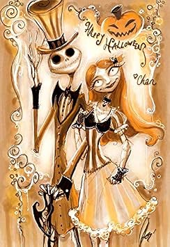 Amazon.com: DIY Diamond Painting Jack and Sally Halloween Full Square