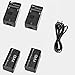 GVM LED Video Light Battery Power Supply and Charger for LED520 2 Pack