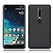 Nokia 6.1 (2018) Case, Nillkin Frosted Shield Anti Fingerprints Hard PC Case Back Cover for Nokia 6.1 (2018) (Black)