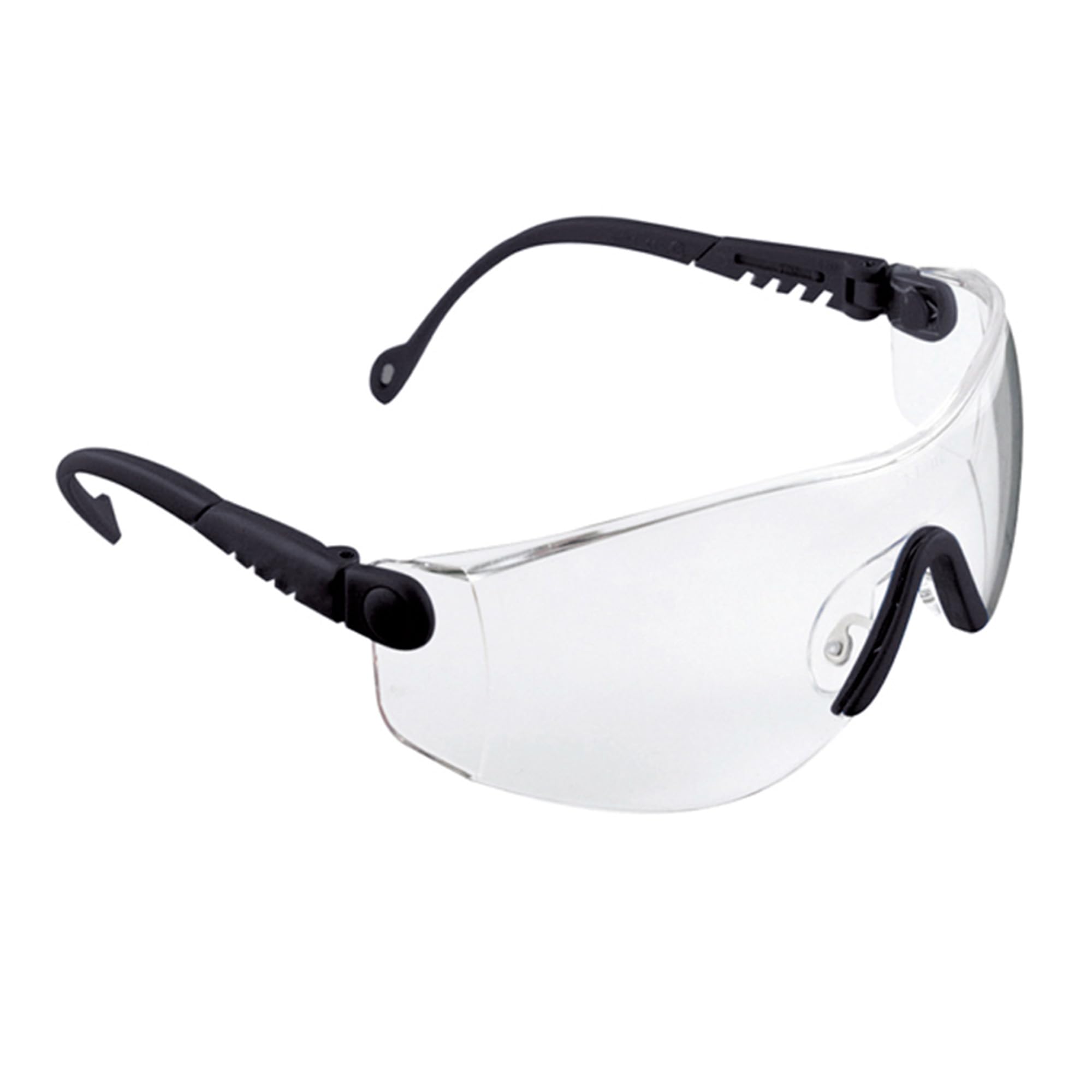 Honeywell Op-Tema Safety Eyewear Frame with Clear Anti-Scratch Polycarbonate Lens, Black Frame, Suitable for Construction/Automotive/Laboratory/Transportation, 1000016 (1 Piece)