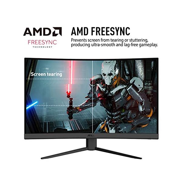 MSI Optix G27CQ4 Curved Gaming Monitor - 27 Inch, 16:9 WQHD (2560 x 1440), 1440p, 2K, VA, 165Hz, 1ms, 1500R, FreeSync…
