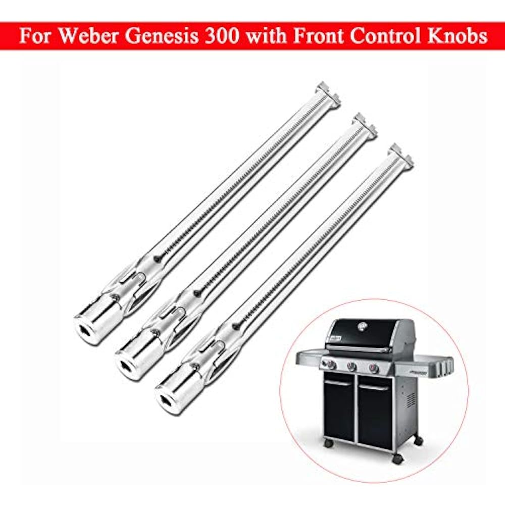 62752 19.5 Inch Burner Tube Kit er Genesis 300 E310 S310 E320 S320