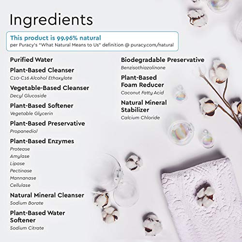 Puracy Natural Laundry Stain Remover Refill, 64 Fl Oz, Stain Remover