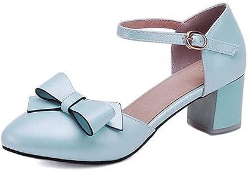 Amazon オールエイチキューファッション 蝶結び リストバンド Pu レディース サンダル Faqld 23 5cm ブルー Allhqfashion オールエイチキューファッション ファッションサンダル