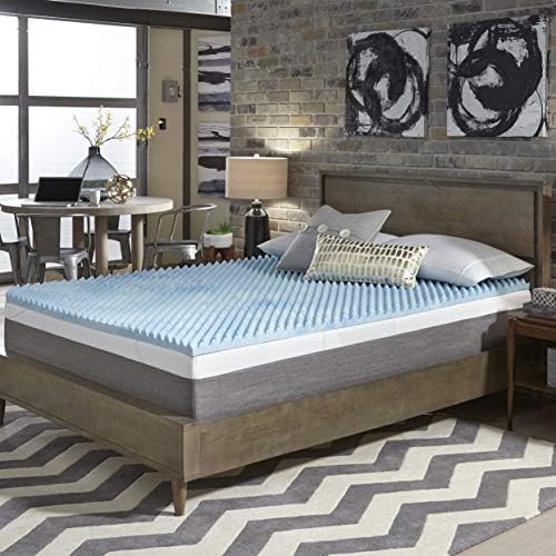 Beautyrest 2-Inch Sculpted Gel Memory Foam Mattress Topper (764130534803)