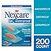 Nexcare Waterproof Bandages, Stays on in the Pool, Holds for 12 Hours, Clear and Waterproof Bandages for Fingers and Elbows 50 Ct (Pack of 3)