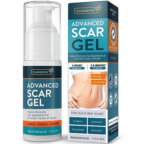 NUVADERMIS Scar Cream Gel Retinol, Allantoin, Vitamin E, Betaine C