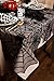 DII Black Lace Overlay Tabletop Collection Gothic Halloween Decor, Tablecloth, 54x72, Spider Web