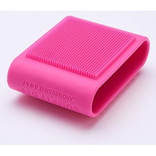 BUMP IT OFF Multi-Use Silicone Cleaning Tool for MAKEUP BRUSHES - SKINCARE - LAUNDRY - KITCHEN - PETS - PINK Beauty & Personal Care, Tools & Accessories, Makeup Brushes & Tools, Brush Cleaners