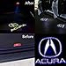 Car Door LED Logo Projector Ghost Shadow Lights Welcome Lamp Easy Installation for Acura