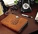 American Made Tree of Life Embossed Leather Writing Journal, 6 x 9-inch + Refillable Hardbound Blank Insert