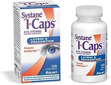 ICaps Lutein & Zeaxanthin Formula Coated Tablets MegaPACK 3Pack(120coated Tablets)