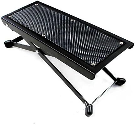 Portable Adjustable Footstool Footrest Acoustic Height,4 Levels Of Height. Make Your Guitar Practicing More Easily And Comfortably