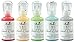 Nuvo Jewel Drops - Translucent Set - Strawberry Coulis, Limoncello, Key Lime, Sea Breeze & Grey Mist