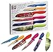 Landscape Kitchen Knife Set in Gift Box - Stunning Gifts For Her and For Him - 6-Piece Colored Sharp Chef Knives Set - Perfect Present for Birthday, Relationship, Friends, Family, Holidays, Graduation