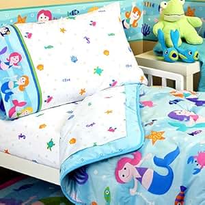 Amazon.com : Mermaid Bedding Set : Toddler Bedding Sets : Baby