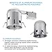 TORCHSTAR 6 Inch Remodel Recessed Light Housing, Air Tight IC Rated Aluminum Remodel LED Can, E26 Socket Included for Recessed Lighting, UL Listed, Pack of 6