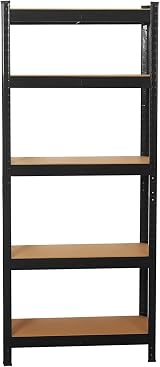 Nassboards Garage Shelving Unit 180cm 5-Shelf Boltless Heavy Duty 875kg view 8