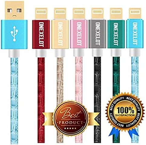 Lightning Cable iPhone Charger to USB for iPhone 7 / 7 Plus / 6s / 6s Plus / 6 / 6 Plus / 5 / 5s / 5c, iPad mini / Air / Pro iPod touch Car Charger cable (BLUE)