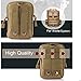 ZY Universal Outdoor Tactical Holster Military Molle Hip Waist Belt Bag Wallet Pouch Purse Phone Case with Zipper for iPhone 7 6s Plus 5S Samsung Galaxy S7 S6 LG HTC and More (Khaki)