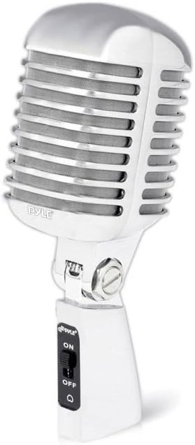 GDM HOME PDMICR42SL Classic Retro VintaStyle Dynamic Vocal Microphone with 16ft X