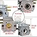 Carburetor for Echo Trimmer - C1U-K29 C1U-K47 C1U-K52 SRM2100 SRM2110 SHC1700 SHC2100 with Repower Kit for Power Pruner Trimmer - Repalces Zama Carburetor Kit